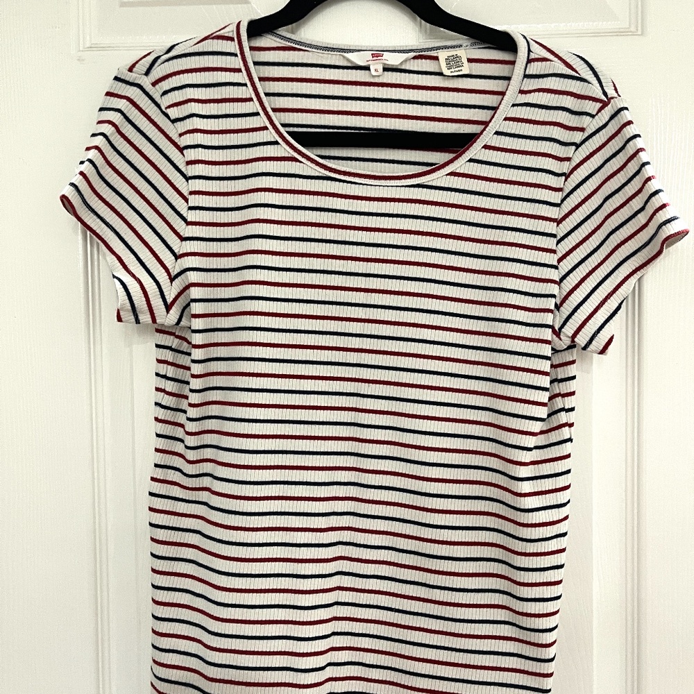 Levi Ribbed Striped Vintage Tshirt